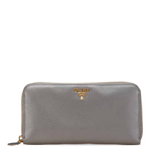 Pre-Loved Prada Vitello Daino Zip Around Long Wallet - Picture 1 of 12